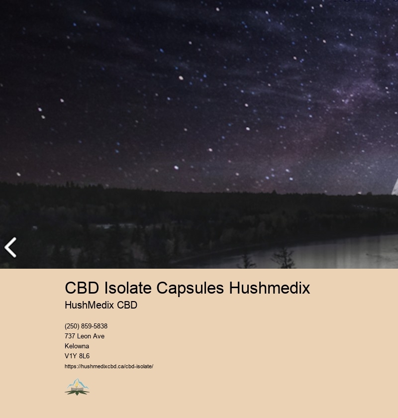 CBD Isolate Capsules Hushmedix