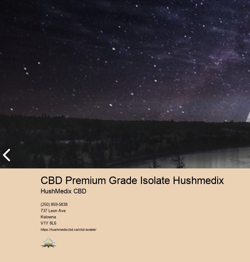 CBD Premium Grade Isolate Hushmedix