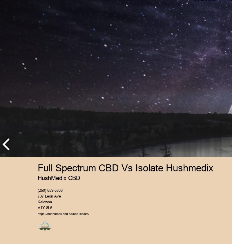 Full Spectrum CBD Vs Isolate Hushmedix