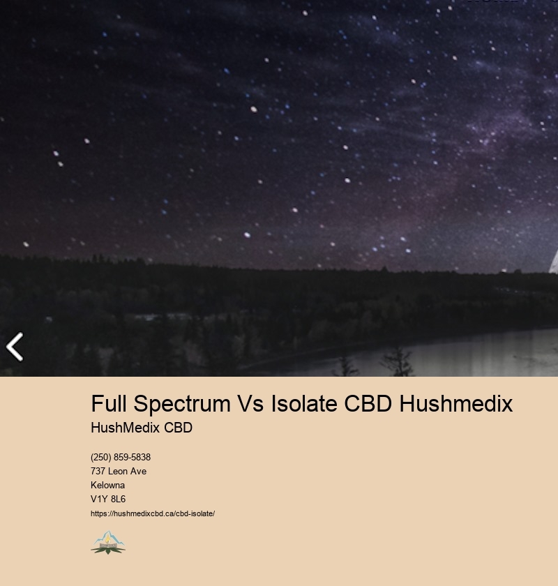 Full Spectrum Vs Isolate CBD Hushmedix