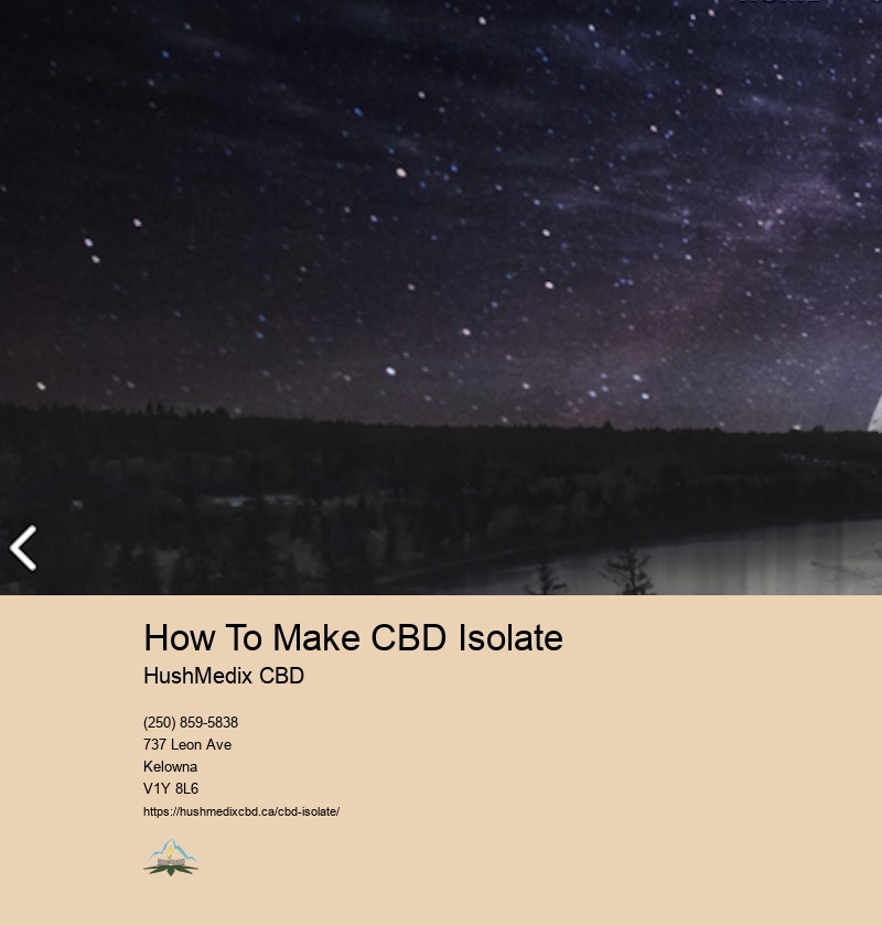 How To Make CBD Isolate