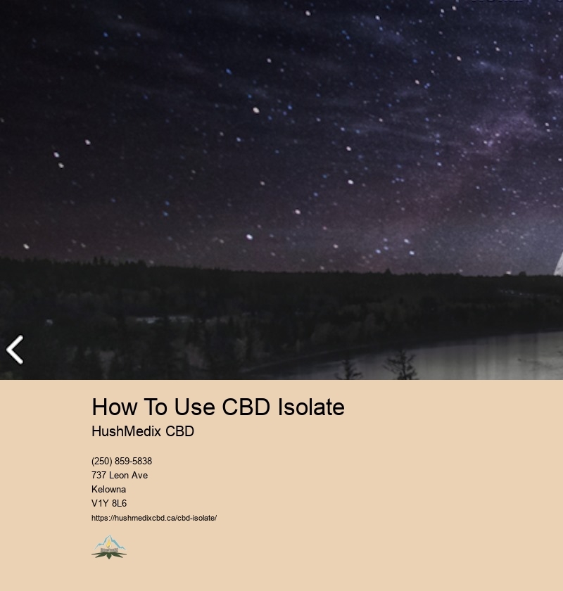 How To Use CBD Isolate